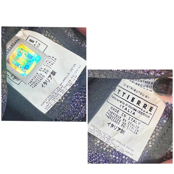 |SOLD| Dolce & Gabbana Crystal Studded Logo Suede & Leather Adjustable Bag - Picture 7 of 10